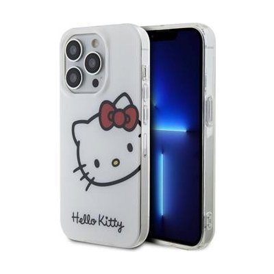 Hello Kitty silikonové iPhone 15 PRO White IML Head Logo