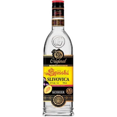 Spišská Originál Slivovice Kosher 52% 0,7 l (holá láhev) – Zboží Mobilmania