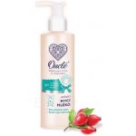 Onclé prémiové mycí mléko na tělo a vlásky s Bio šípkovým olejem 200 ml – Zboží Dáma