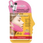 Purederm Dvoufázová zpevňující liftingová maska na podbradek, krémová maska + hydrogelová náplast na krk 1ks – Zboží Dáma