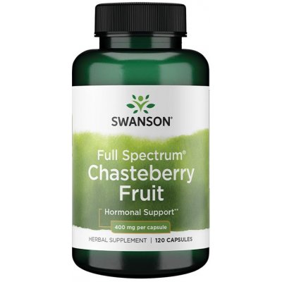 Swanson Chasteberry Fruit Drmek obecný 400 mg 120 kapslí