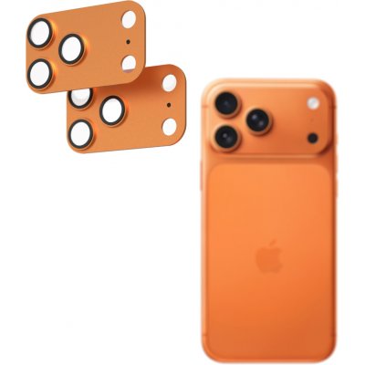 AlzaGuard Metal Lens Protector pro iPhone 17 Pro Max oranžový AGD-AGEM479OP2 – Zboží Živě