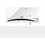 Profil Team přechodová Stříbrná E01 120 mm 1 m – Sleviste.cz