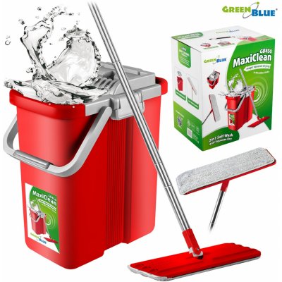 Maxiclean GB850 GreenBlue Plochý mop se ždímačkou – Zboží Mobilmania