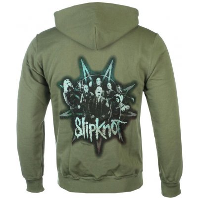 NNM Slipknot Group Star Oliv černá – Sleviste.cz