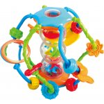 Teddies Chrastítko koule/míček edukační plast 15cm pro nejmenší v krabici 18x19x17cm 6m+ – Zboží Mobilmania