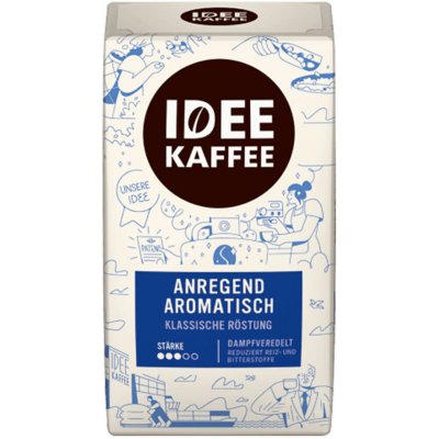 IDEE KAFFEE Anregend Aromatisch mletá káva 0,5 kg – Zboží Dáma