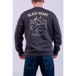 Mikina BLACK HEART MOTORCYCLE Černá – Hledejceny.cz