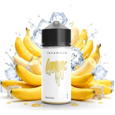 Infamous LongZ Shake & Vape Banana 10 ml – Zboží Mobilmania