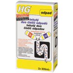 HG tekutý DUO čistič odpadů 2 x 500 ml – Zboží Mobilmania