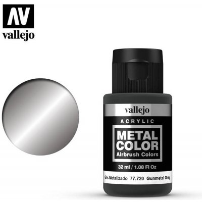 Vallejo Barva Metal Color 77720 Gunmetal 32ml – Zboží Mobilmania