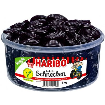 Haribo Lakritz-Schnecken lékořice 150 ks 1500 g – Zboží Mobilmania