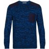 Pánský rolák Icebreaker pánský merino svetr Mens Barein Crewe Sweater midnight navy lazurite