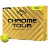 Golfový míček Callaway Chrome Tour 24 Triple Track žluté 12 ks
