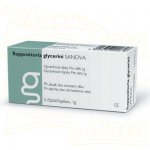 Sanova Suppositoria glycerini Glycerínové čípky 1 g 5 ks – Hledejceny.cz