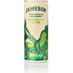 Jameson Ginger Ale & Lime plech 5% 0,25 l (holá láhev) – Hledejceny.cz