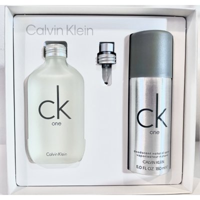 Calvin Klein CK One EDT 100 ml + deospray 150 ml unisex dárková sada – Sleviste.cz