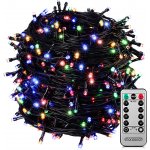 Goleto Vánoční LED osvětlení 40 m s dálkovým ovládáním | barevné 400 LED – Zboží Mobilmania