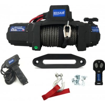 Naviják 12 V HusarWinch BST S 12000 lbs syntetické lano – Hledejceny.cz