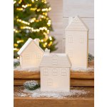 Gilde Porcelánový LED dům Rotterdam, 17 cm 499038 – Hledejceny.cz