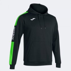 Joma Champion SHIP IV HOODIE BLACK FLUOR GREEN 102103.117