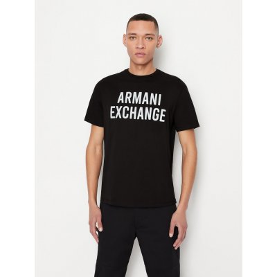 Armani Exchange pánské tričko černé – Zboží Mobilmania