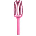 Olivia Garden Sinelco Kartáč plochý na vlasy Dolce Vita Pink Granita – Sleviste.cz