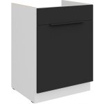 Stolarz-Lempert Kuchyňská skříňka Aria WH-BL - dolní 60 ZL 1S dřezová PREMIUM BOX – Zboží Dáma