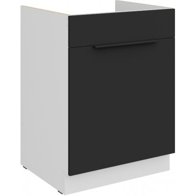 Stolarz-Lempert Kuchyňská skříňka Aria WH-BL - dolní 60 ZL 1S dřezová PREMIUM BOX – Zboží Dáma