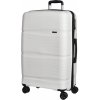 Cestovní kufr d&n Waves 4360-10 bílá 65 L