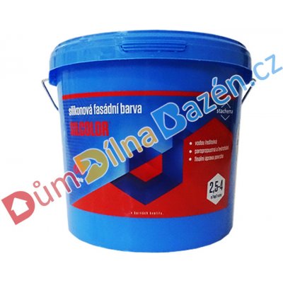 Stachema Silcolor bílá silikonová fasádní barva 7 kg – HobbyKompas.cz