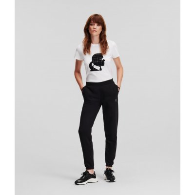 Karl Lagerfeld IKONIK 2.0 GLITTER SWEATpants černá – Zboží Dáma