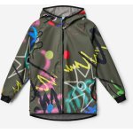 UNUO Dětská softshellová bunda s fleecem Fantazie khaki – Zboží Dáma