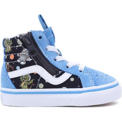 Vans SK8-Hi Reissue Side Zip Glow Cosmic Zoo Black/blue – Zboží Mobilmania