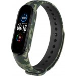 Xiaomi Mi Band 5/6 náhradní náramek Maskáč Zelená MBSCZ-5KAM001 – Zboží Živě