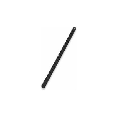 Plastový hřbet pro kroužkový vazač - průměr 12 mm, 100 ks, černý – Zboží Dáma