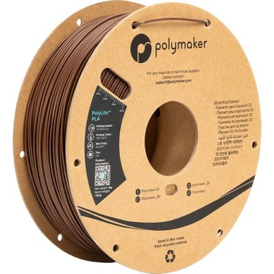 Polymaker PolyLite PLA Brown 1,75mm 1kg – Zboží Živě