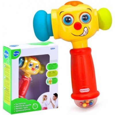 Huile Toys Veselé interaktivní kladívko se zvukem a světlem