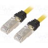 síťový kabel Panduit STP6X1MYL Patch, S/FTP,TX6A™ 10Gig, 6a, lanko, Cu, LSZH, 1m, žlutý