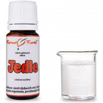 Bylinné kapky Jedle 100 % přírodní silice esenciální éterický olej 10 ml – Hledejceny.cz