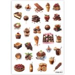 MINIMEE Papírové samolepky v aršíku A5 Čokoládové pokušení – Sleviste.cz