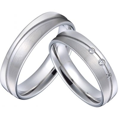 Steel Wedding Ocelové snubní prstýnky SPPL034