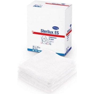 Sterilux gáza kompresní sterilní 10 x 10 cm 8 vrstev 25 x 2 ks – Sleviste.cz