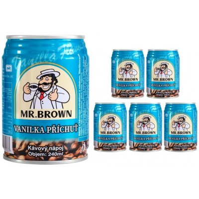 Mr.Brown Vanilla 6 x 240 ml – Zboží Dáma