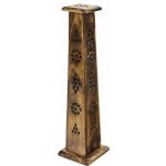Sanu Babu Stojánek na vonné tyčinky věž vyřezávaný 8 x 8 x 30 cm – Hledejceny.cz