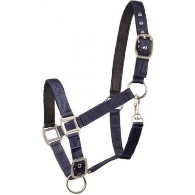 ELT Nylonová ohlávka Satin 2 x podložená 2x stavitelná modrá – Zboží Dáma