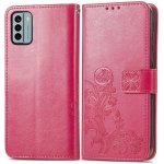 VSECHNONAMOBIL 58348 ART FLOWERS Peněženkový kryt Nokia G22 tmavě růžový – Zboží Živě