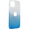 Pouzdro a kryt na mobilní telefon Apple Pouzdro Forcell SHINING Case iPhone 11 Pro Max čiré/modré