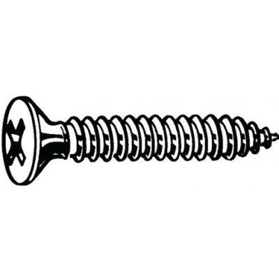 Manutan Samořezný šroub se zápustnou hlavou s křížovou drážkou Phillips DIN 7982 C-H Nerezocel A4 ST2,9X16MM – Hledejceny.cz