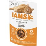 Iams Cat Senior Kuře v omáčce 85 g – Hledejceny.cz